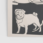 Minimal Abstract Dogs Art 1 Poster Gallery Image 3