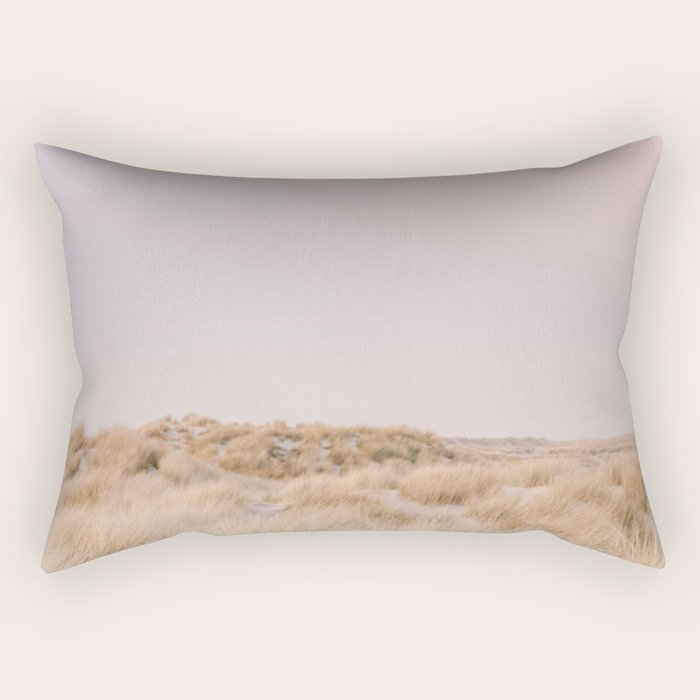 Pastel coastal sky | Ameland island fine art travel photography | The Netherlands Rectangular Pillow Gallery Image 1