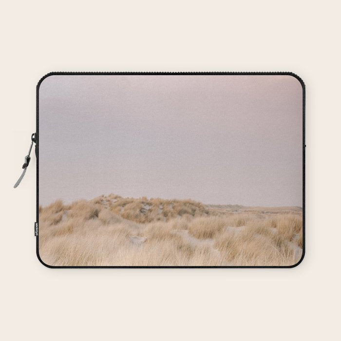 Pastel coastal sky | Ameland island fine art travel photography | The Netherlands Laptop Sleeve Gallery Image 1