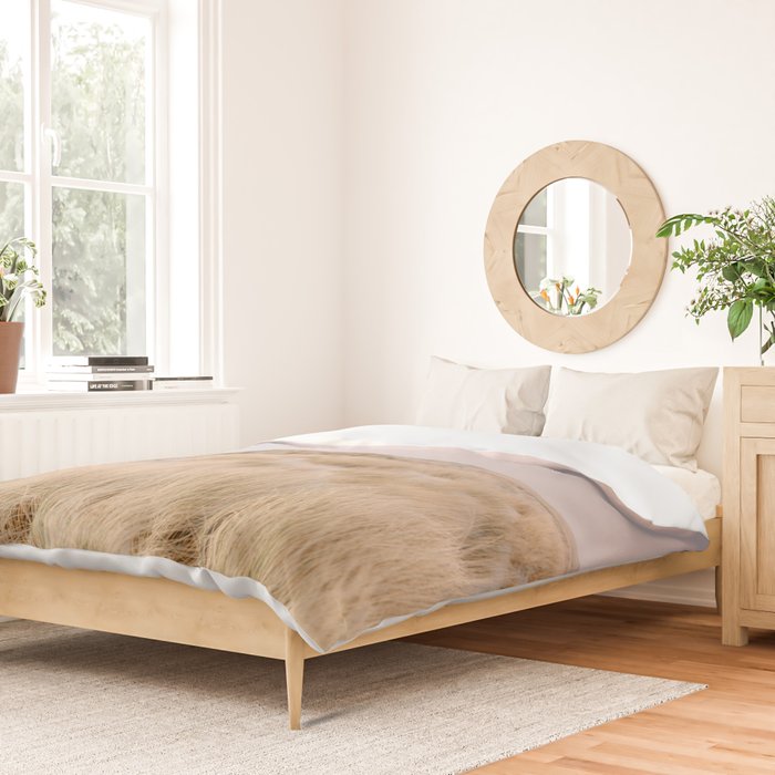 Pastel coastal sky | Ameland island fine art travel photography | The Netherlands Duvet Cover Gallery Image 2