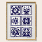 Talavera Mexican Tile - Porcelain Palette Serving Tray Gallery Image 1