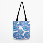 Rosette Succulents - Blue Palette Tote Bag Gallery Image 2