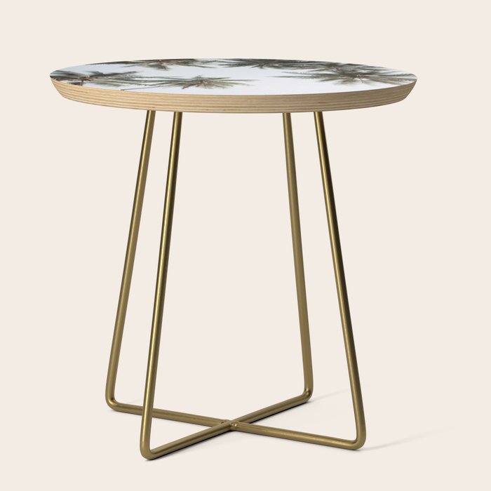 Palm Canopy - Minimal Tropical Wall Art Side Table Gallery Image 1