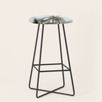 Palm Canopy - Minimal Tropical Wall Art Stool Gallery Image 1