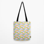 Colorful abstract organic shape patern Tote Bag Gallery Image 2