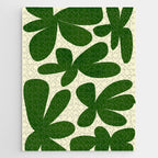 Abstract-botanical 35 green Jigsaw Puzzle Gallery Image 1