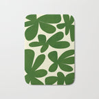 Abstract-botanical 35 green Bath Mat Gallery Image 1