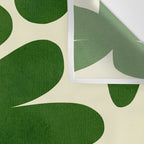 Abstract-botanical 35 green Wall Tapestry Gallery Image 3
