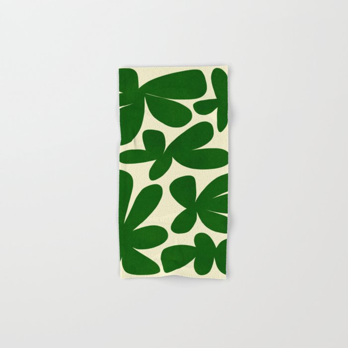 Abstract-botanical 35 green Bath Towel Gallery Image 1