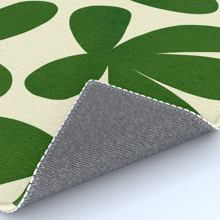 Abstract-botanical 35 green Rug Gallery Image 4