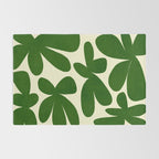 Abstract-botanical 35 green Rug Gallery Image 2