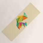 Fractal geometric Squirrel Yoga Mat Gallery Image 1