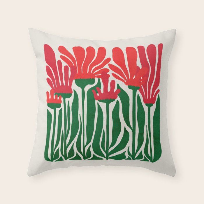 Nerine Lily: Les Fleurs | Flower Market 02 | Spring Summer 23 Throw Pillow Gallery Image 6