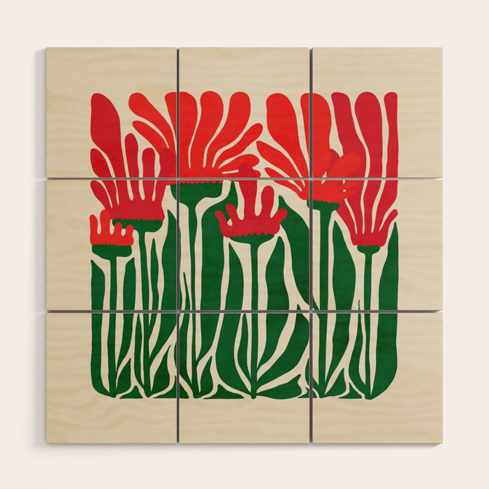 Nerine Lily: Les Fleurs | Flower Market 02 | Spring Summer 23 Wood Wall Art Gallery Image 1