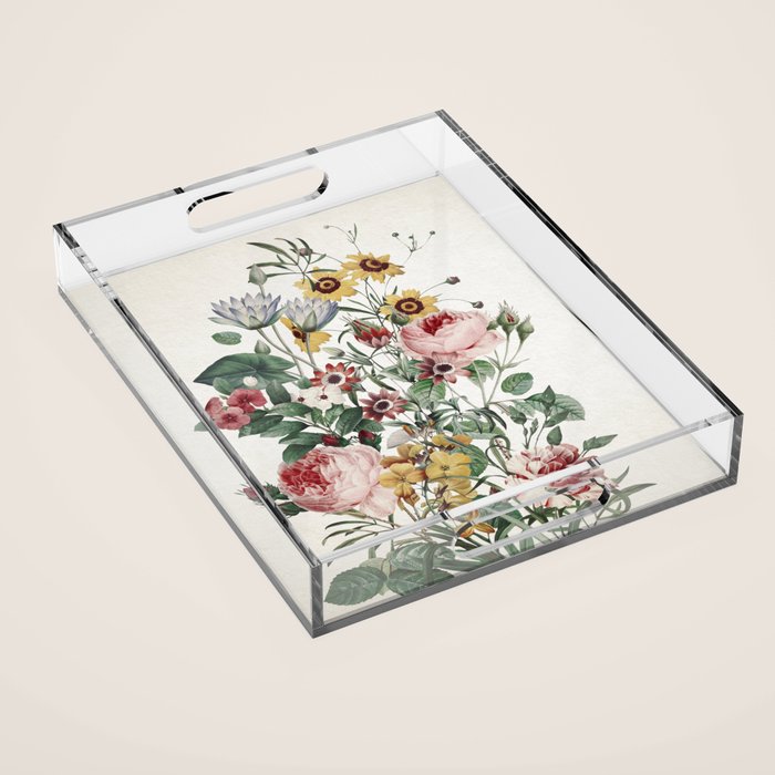 Romantic Garden Acrylic Tray Gallery Image 1