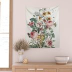 Romantic Garden Wall Tapestry Gallery Image 2