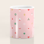 Retro christmas ornament decoration pattern Coffee Mug Gallery Image 4