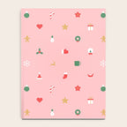 Retro christmas ornament decoration pattern Notebook Gallery Image 4