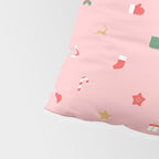 Retro christmas ornament decoration pattern Pillow Sham Gallery Image 4
