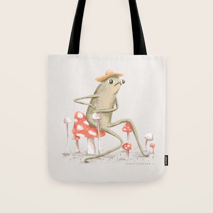 Awkward Toad Tote Bag Gallery Image 1