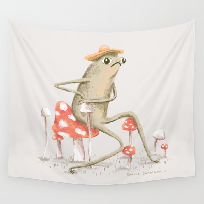 Awkward Toad Wall Tapestry Gallery Image 4