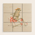Awkward Toad Wood Wall Art Gallery Image 1