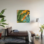 Abstract Tropical Art 15 Wood Wall Art Gallery Image 2