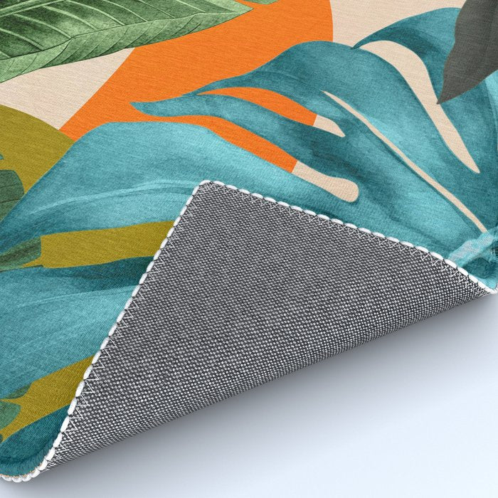 Abstract Tropical Art 15 Rug Gallery Image 4