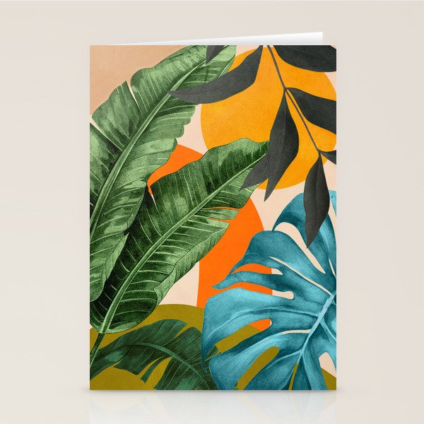 Abstract Tropical Art 15 Stationery Card Gallery Image 2