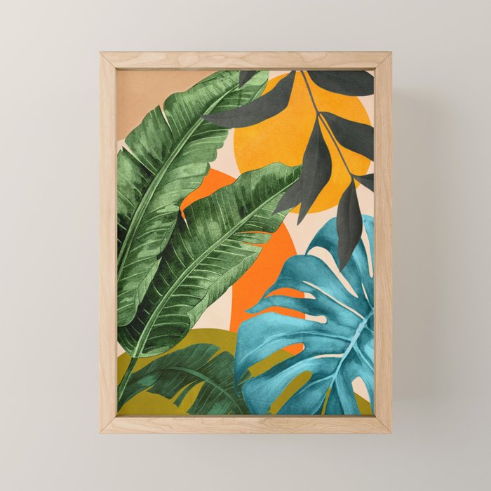 Abstract Tropical Art 15 Mini Art Print Gallery Image 1