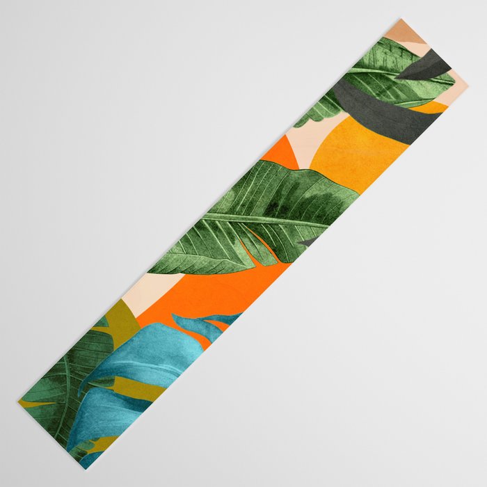 Abstract Tropical Art 15 Table Runner Gallery Image 3