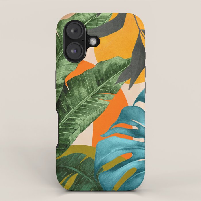 Abstract Tropical Art 15 iPhone Case Gallery Image 1