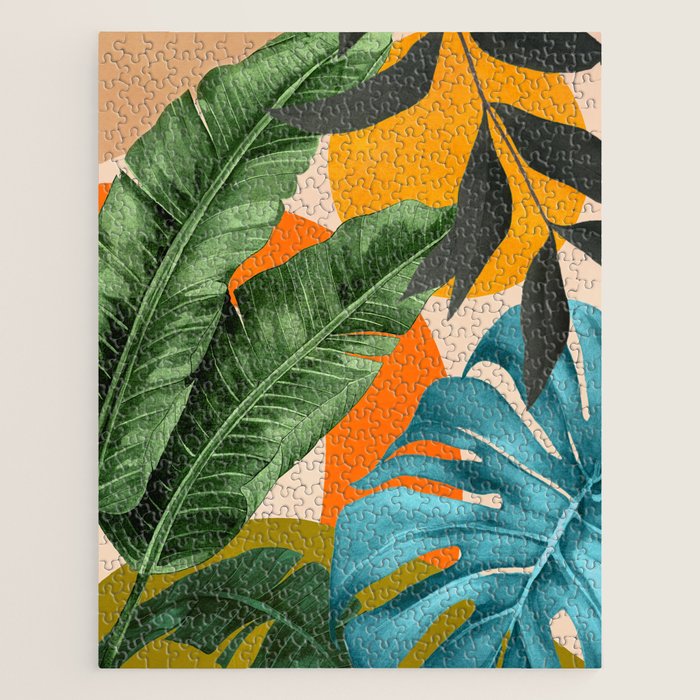 Abstract Tropical Art 15 Jigsaw Puzzle Gallery Image 1