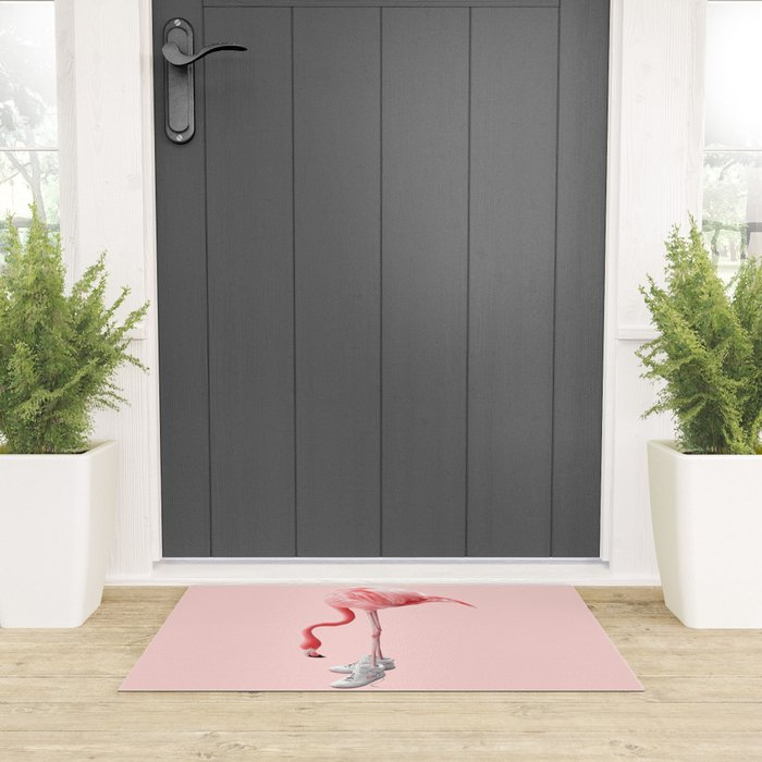 SNEAKER FLAMINGO Welcome Mat Gallery Image 3