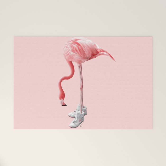 SNEAKER FLAMINGO Welcome Mat Gallery Image 1