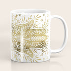 Hamsa Hand - Gold Palette Coffee Mug Gallery Image 1