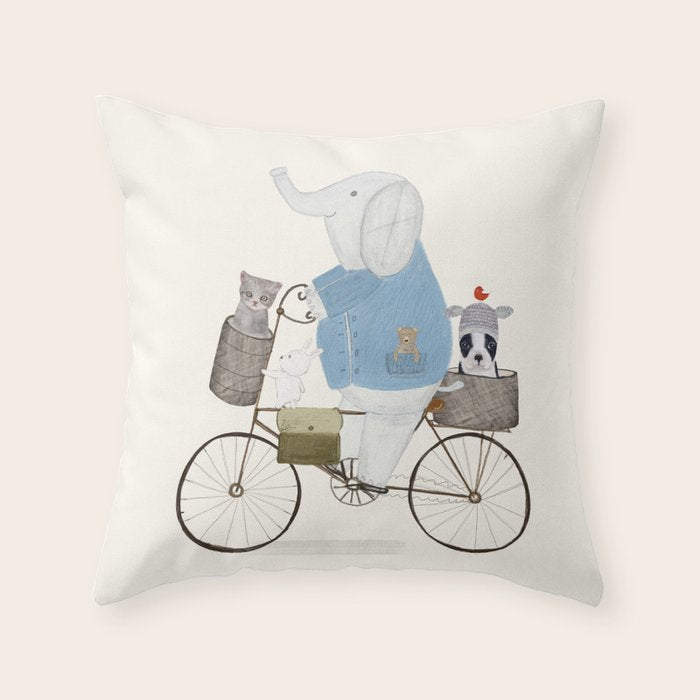 little pets Throw Pillow Gallery Image 6