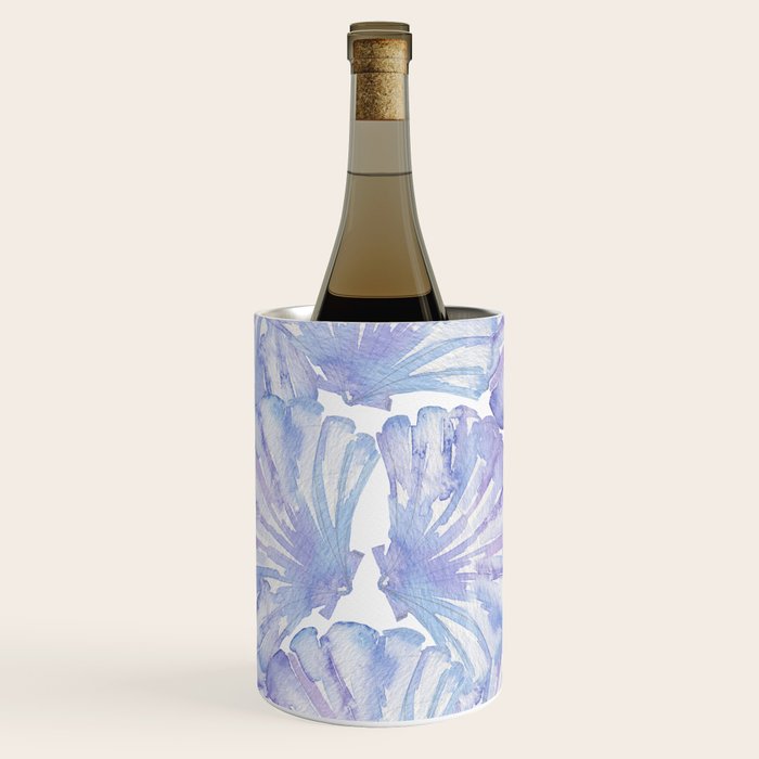 Shell Ya Later - Purple Seashell Pattern Wine Chiller Gallery Image 1