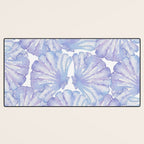 Shell Ya Later - Purple Seashell Pattern Desk Mat Gallery Image 3
