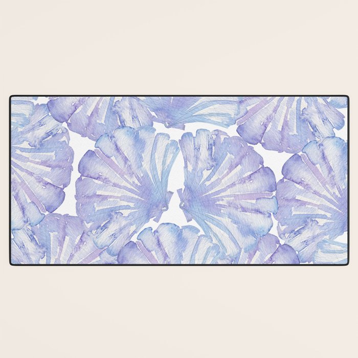 Shell Ya Later - Purple Seashell Pattern Desk Mat Gallery Image 3