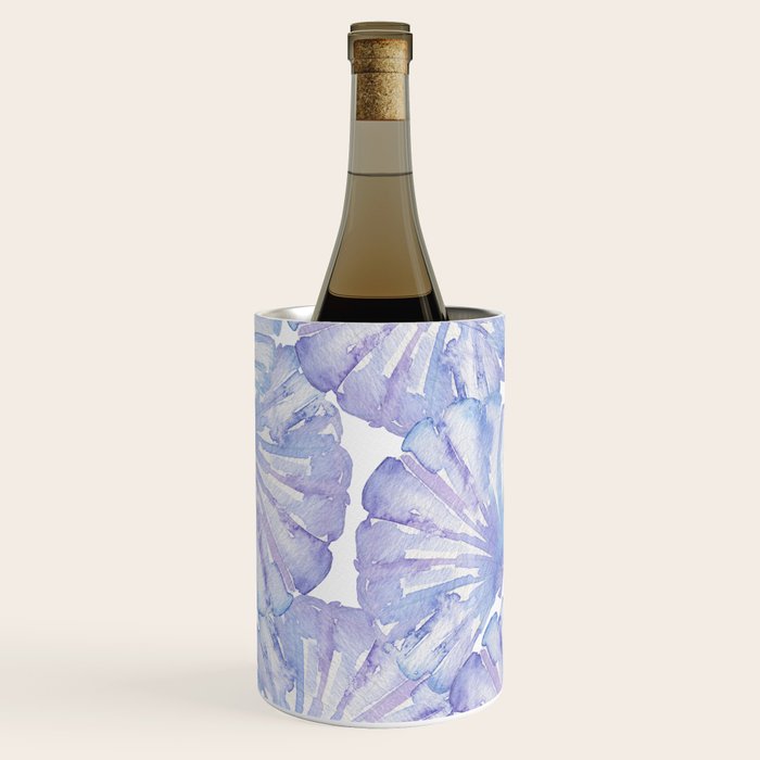Shell Ya Later - Purple Seashell Pattern Wine Chiller Gallery Image 2