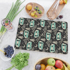 Little Camper - black, cream, and teal Cutting Board Gallery Image 2