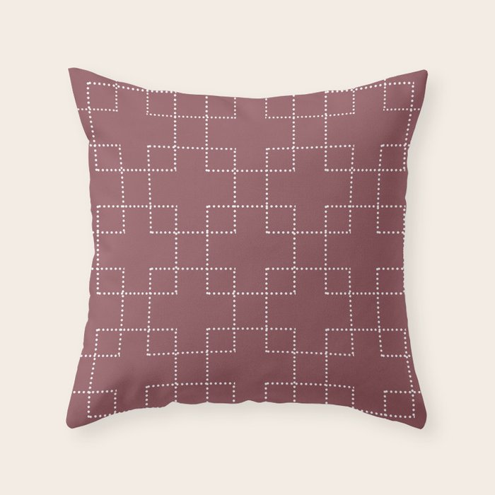 Embrace (Berry) Throw Pillow Gallery Image 6
