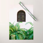 Santo Domingo window | Minimalistic botanical travel photography print | Dominican Republic wall art Wrapping Paper Gallery Image 1