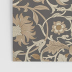 William Morris Vintage Pure Lodden Charcoal Gold  Poster Gallery Image 3