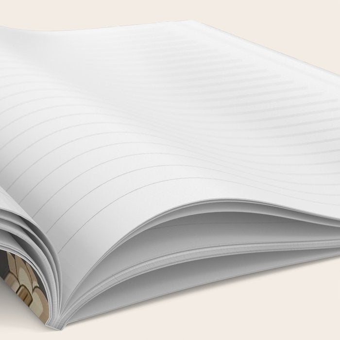 William Morris Vintage Pure Lodden Charcoal Gold  Notebook Gallery Image 2