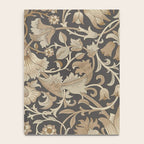 William Morris Vintage Pure Lodden Charcoal Gold  Notebook Gallery Image 4