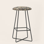 William Morris Vintage Pure Lodden Charcoal Gold  Stool Gallery Image 1