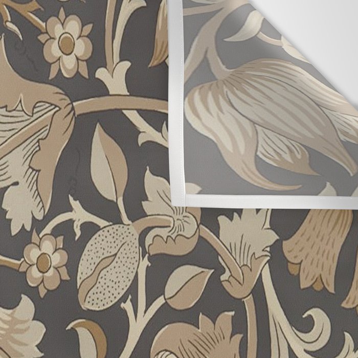 William Morris Vintage Pure Lodden Charcoal Gold  Wall Tapestry Gallery Image 3