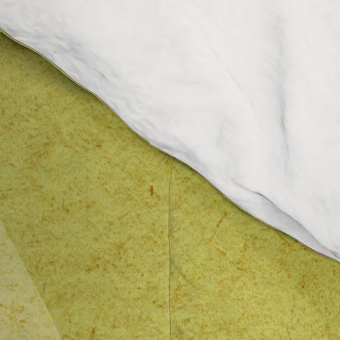 Abstract green and pink shapes Comforter Gallery Image 4